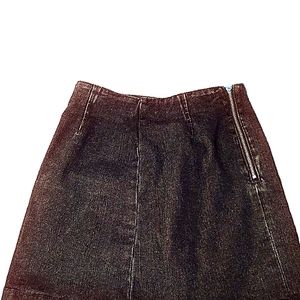 Denim mini skirt